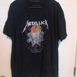 METALLICA T SHIRT ACID WASH